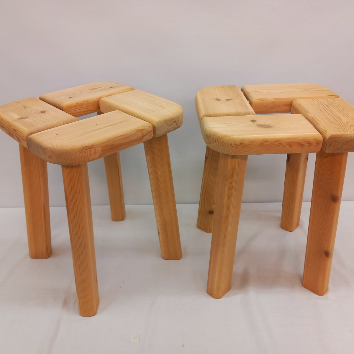 Finnsauna Lagerholm retro-jakkarapari, 1970-luku